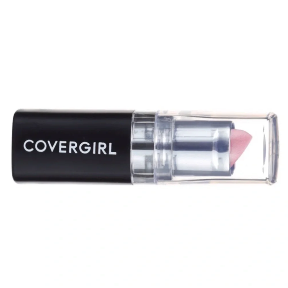 NWT Covergirl Lipstick Continuous Color Pink Lipstick 415 Rose Quartz Shimmer